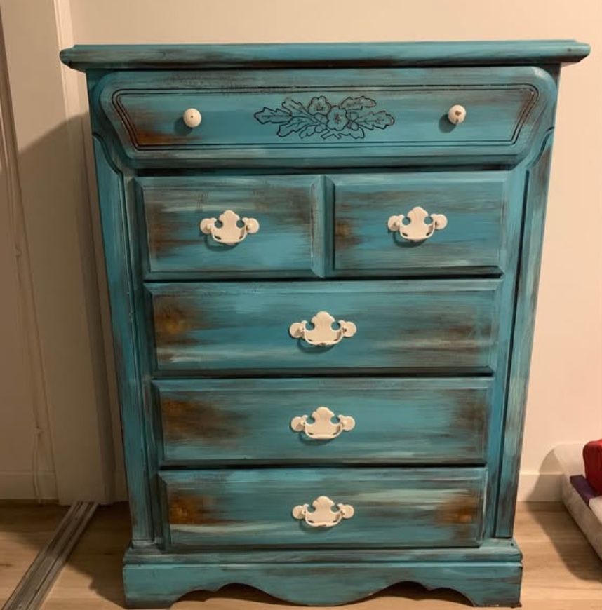 Shabby Chic Solid Wood Dresser