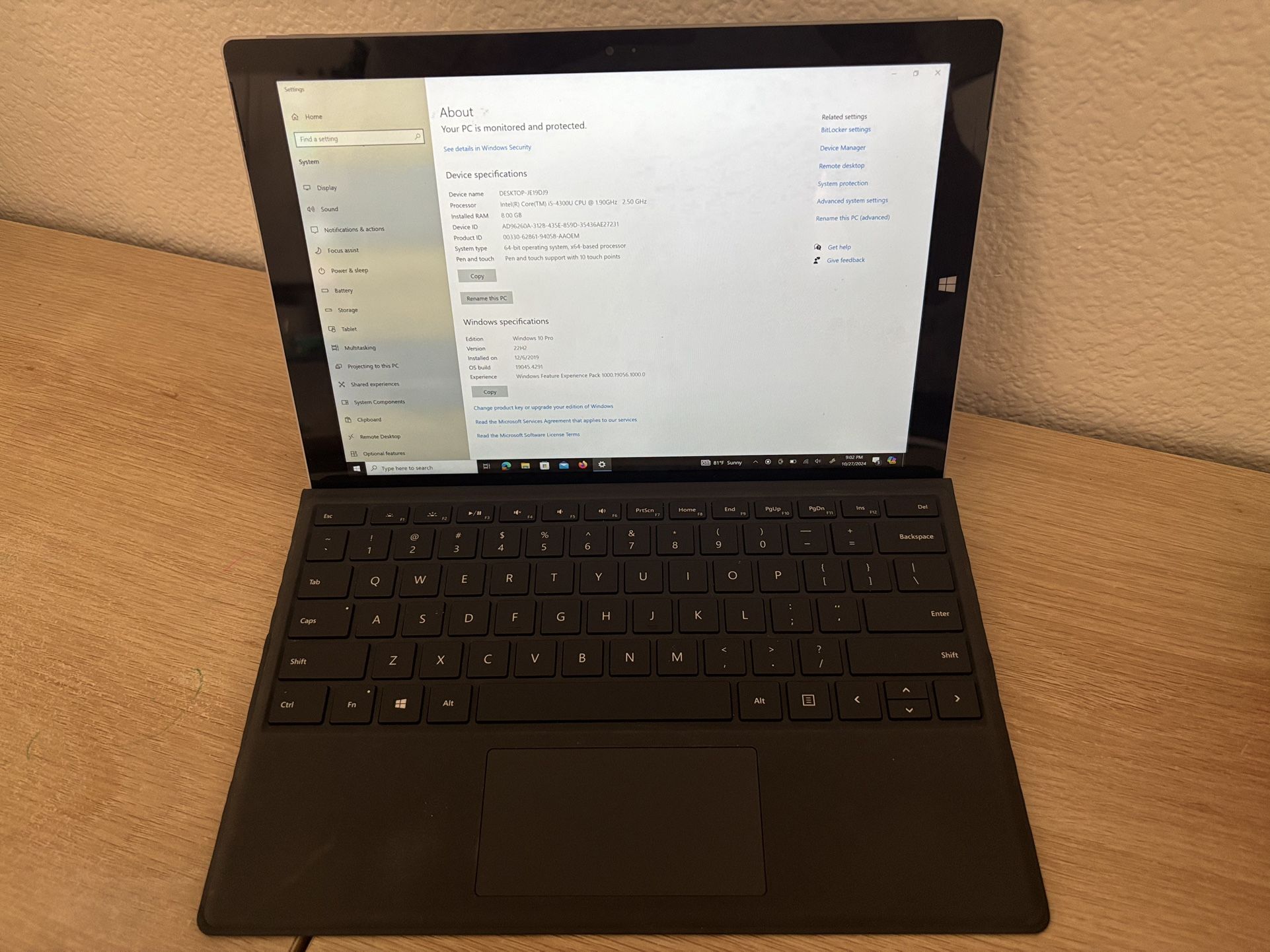 Microsoft Surface Pro 3 (OBO)