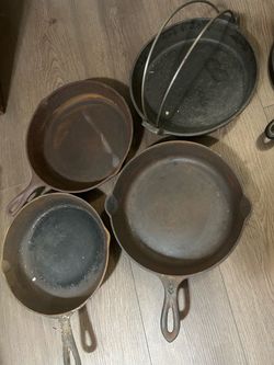 Cast iron pans