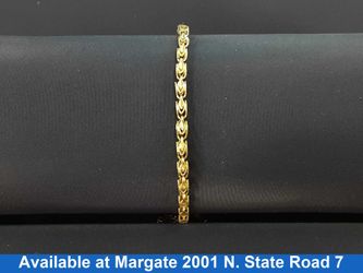 Turkish Bracelet - Yellow Gold 14k (.585) 5.6 grams 7 inch