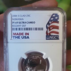 2006 25c Nebraska PF69 