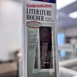 Deflect-o 55601 Stand Tall Pocket, 4-9/16"W x 2-3/4"D x 11-3/4"H, Clear