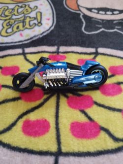Hot Wheels Blue Motorcycle