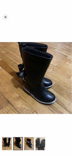 Black toddler boots