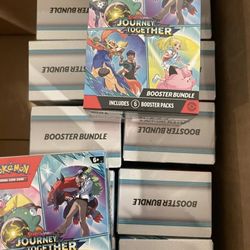 Pokémon Journey Together Booster Bundles (FACTORY SEALED)