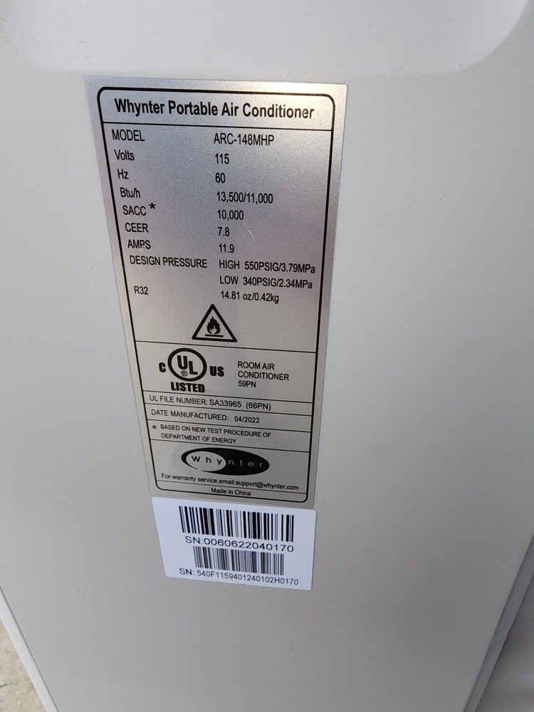 Whytner Portable Air Conditioner