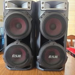 Sony Vintage  Speakers – Pair – Strong Bass