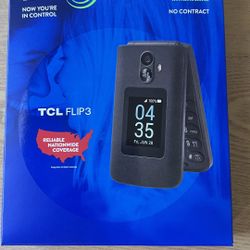 Unused Tracfone TCL Flip 3