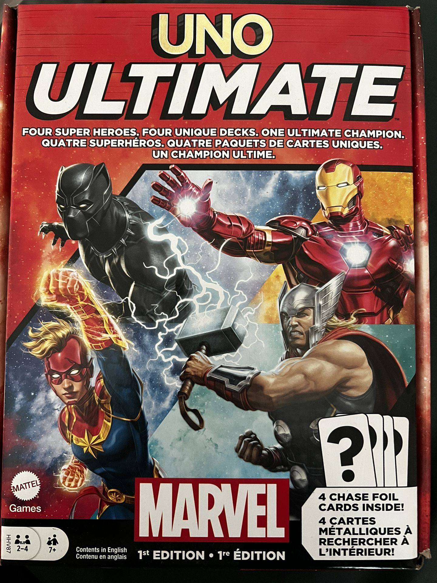 UNO Ultimate Marvel Edition Card Game | Complete | Hero Decks & Foil Cards!