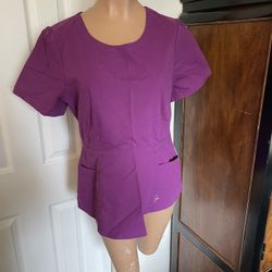 Purple Scrub Top