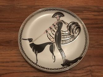 Franklin Mint “Symphony In Black” Plate by House of Erte