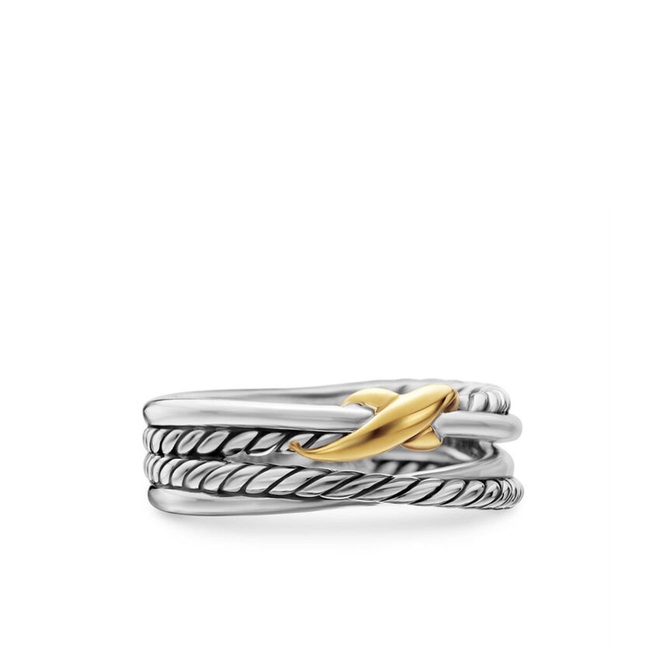 Women’s Gold And Silver Ring Size 8