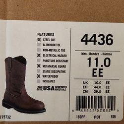 SUPERSOLE
MEN'S 11-INCH WATERPROOF SAFETY TOE METGUARD PULL-ON BOOT