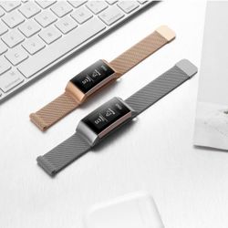 Replacement Band for Fitbit Charge 4 Bands,2-Pack Metal 