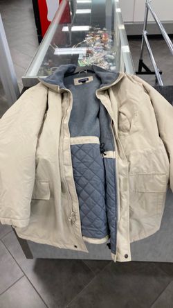 Lands' End Beige Winter Jacket