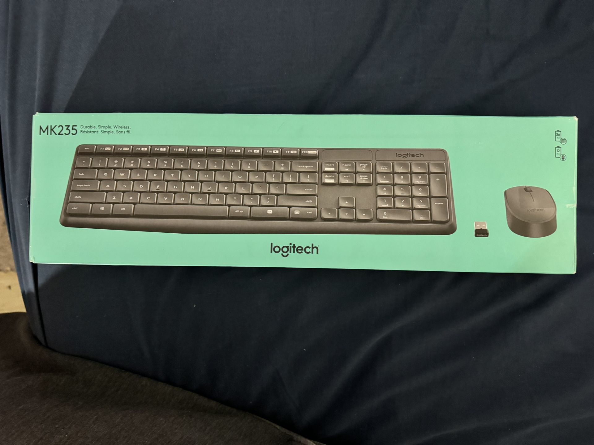 Brand New Logitech MK235 Wireless Keyboard & Mouse Combo.