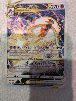 Deoxys VSTAR - SWSH : Crown Zenith Galarian Gallery Trading Card