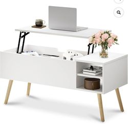 BRAND NEW IN BOX***Lift-Top Coffee Table / Desk – Hidden Storage – $90