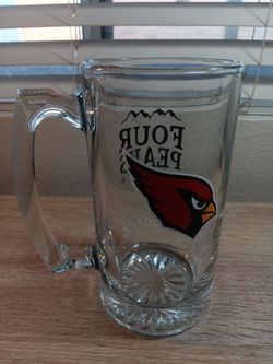Arizona Cardinals Four Peaks Glass Beer Mug
