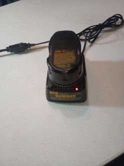 DeWalt 18 volt charger and a DeWalt xrp 18 volt battery