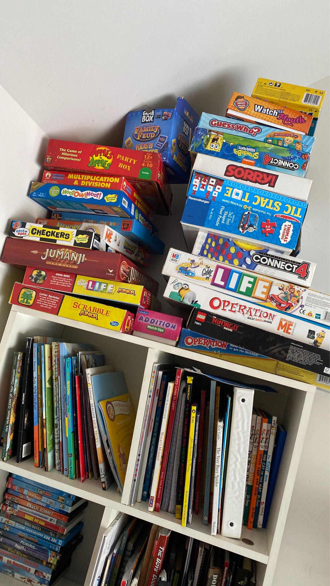 Books and board games