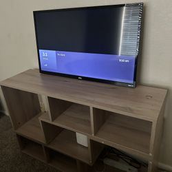Small ONN Smart TV  & Entertainment Center 