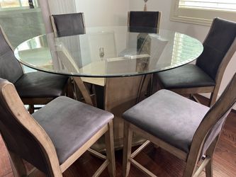 Dining table with 6 chairs
