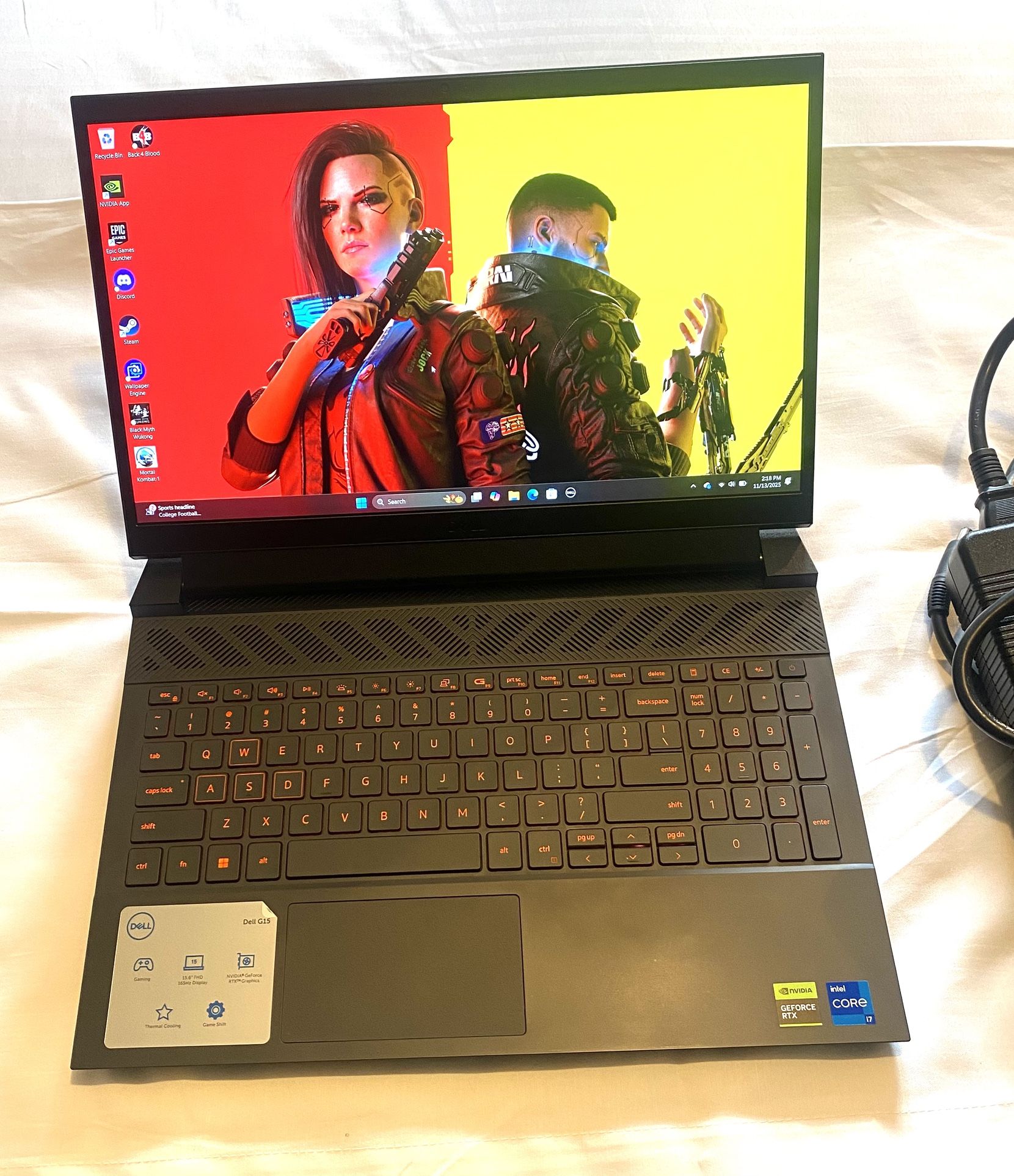 Dell G15 15.6" 120Hz Gaming Laptop Intel I7-13650HX,47GB SSD, RTX 4060,16GB RAM