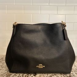 Coach Hallie Shoulder Bag (blk)