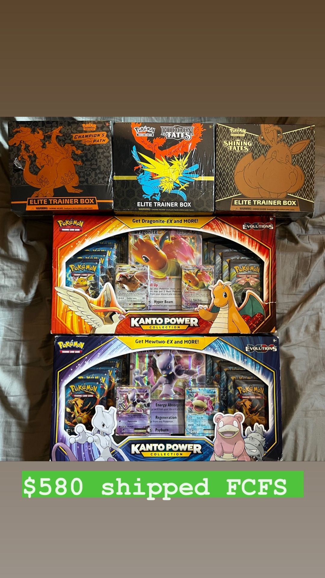 All Brand New Pokémon $540
