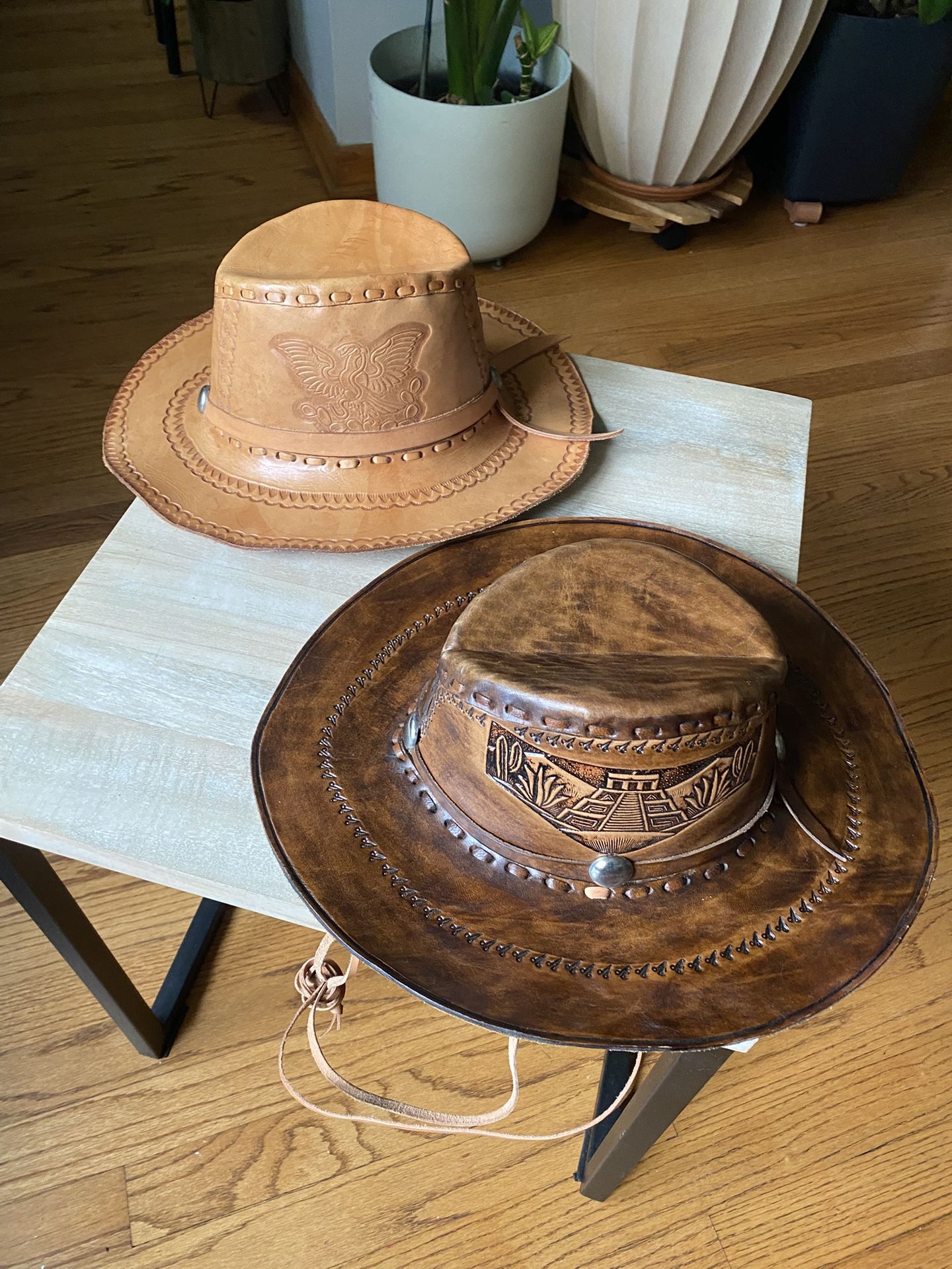 New Leather Sombrero