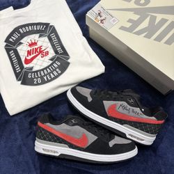 P-Rod Signed Bundle. 10M Size L Tee 