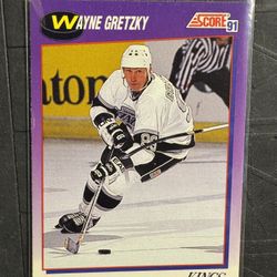 RARE-1991-92- U.S. SCORE -WAYNE GRETZKY HOCKEY CARD #100 LA KINGS