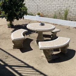 Cement Table