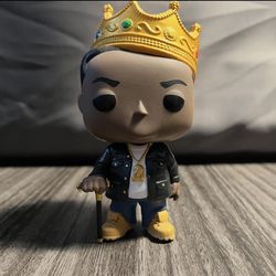 Funko Pop! NOTORIOUS B.I.G. Biggie Smalls Crown Vinyl Figure Toy #77 Hip Hop