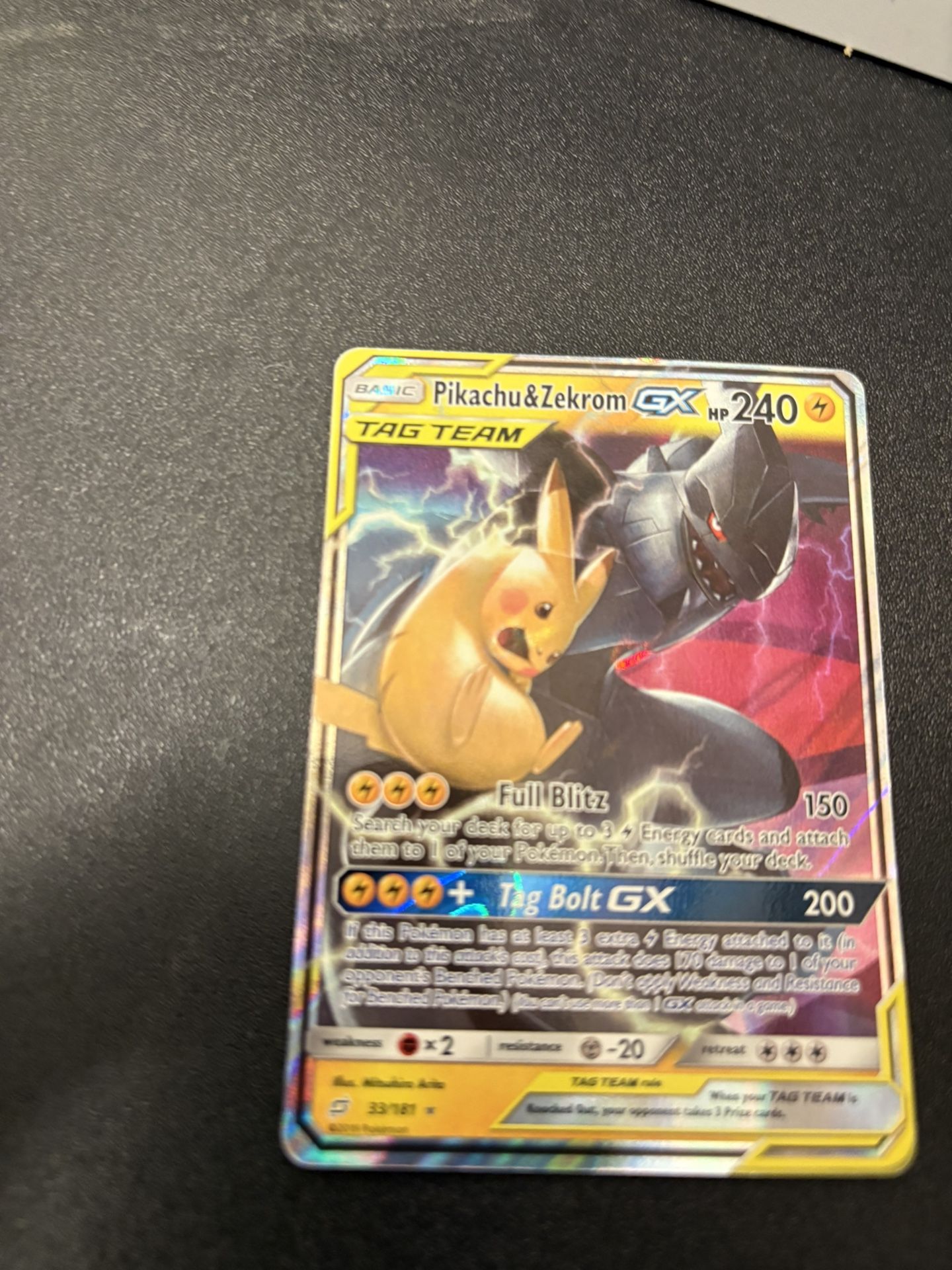 Pikachu & Zekrom GX -SM Promos