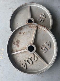 Olympic 45pound plates