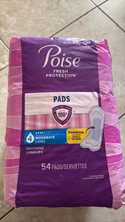 Poise pads (4) 54 pds $25 for both