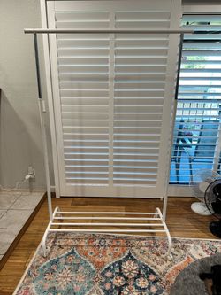 Rolling Clothing Rack
