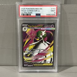 2025 Pokemon MEG EN Mega Gardevoir Ex Ultra Rare PSA 9