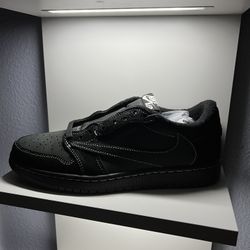 Travis Scott X Air Jordan 1 Lows “Black Phantoms” (With free crease protectors)