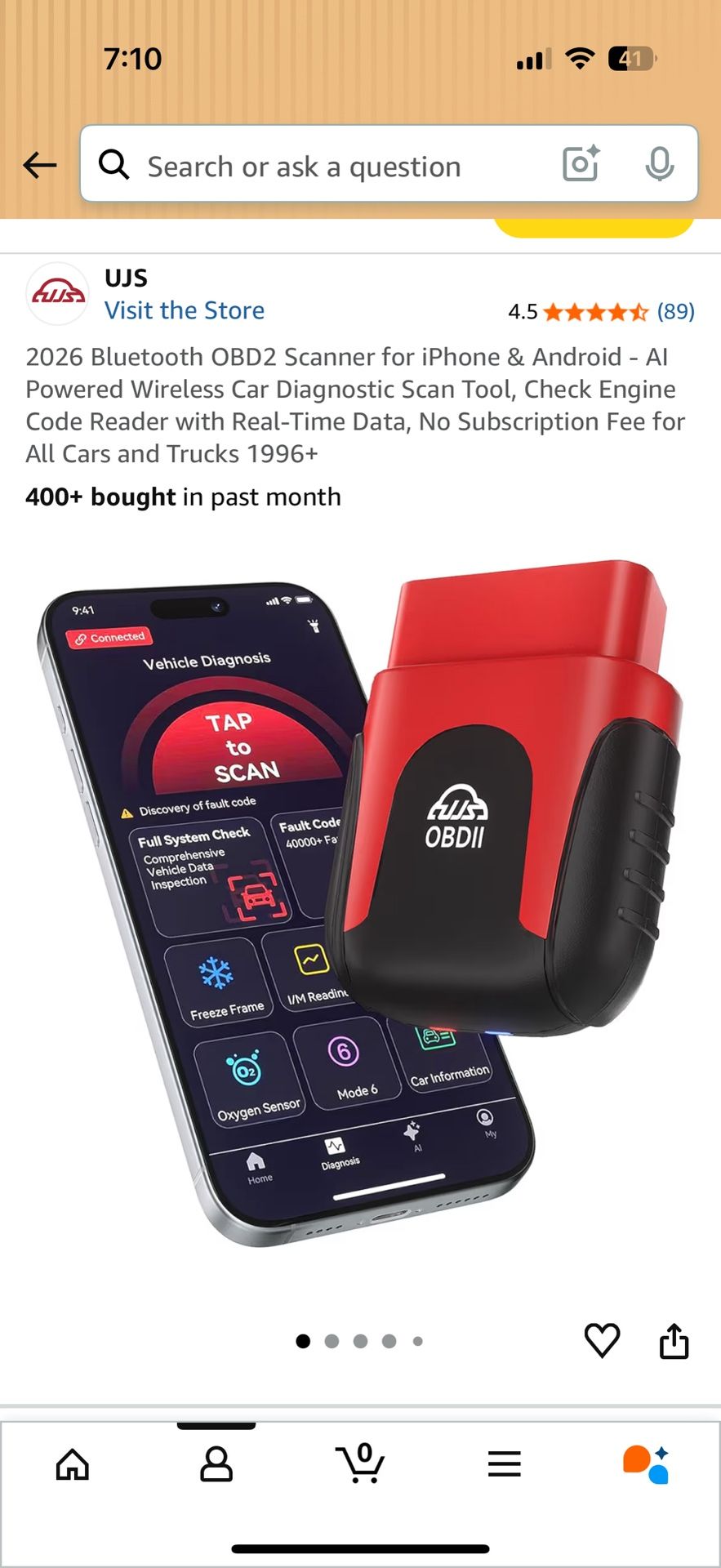 Bluetooth OBD2 Scanner