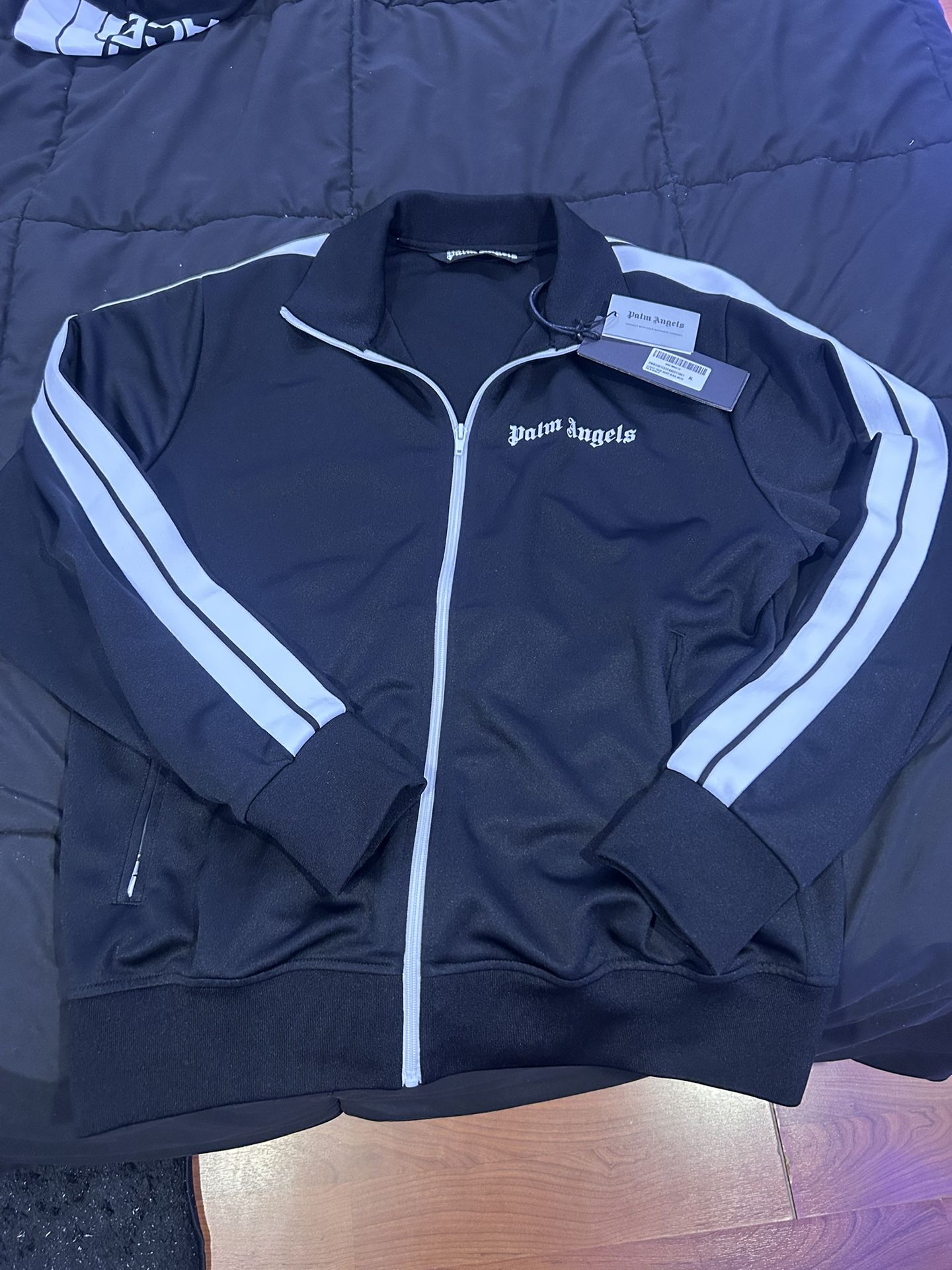 Palm Angels Track Jacket Black