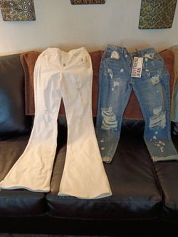 Jeans 6 dollars a piece,get ready for school