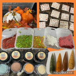 Fall Nail Acrylic Collection 