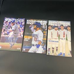 LA Dodgers Dodger Insider Lot Justin Turner 2021 All Stars Program 3pc