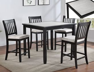 Modern counter-height dining set