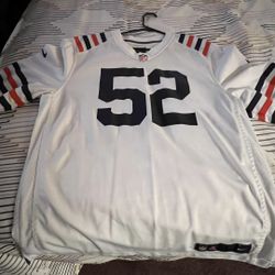 Chicago Bears Jersey White Large Kahlil Mack