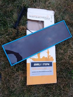 Brand new solar powered battery charger for boats