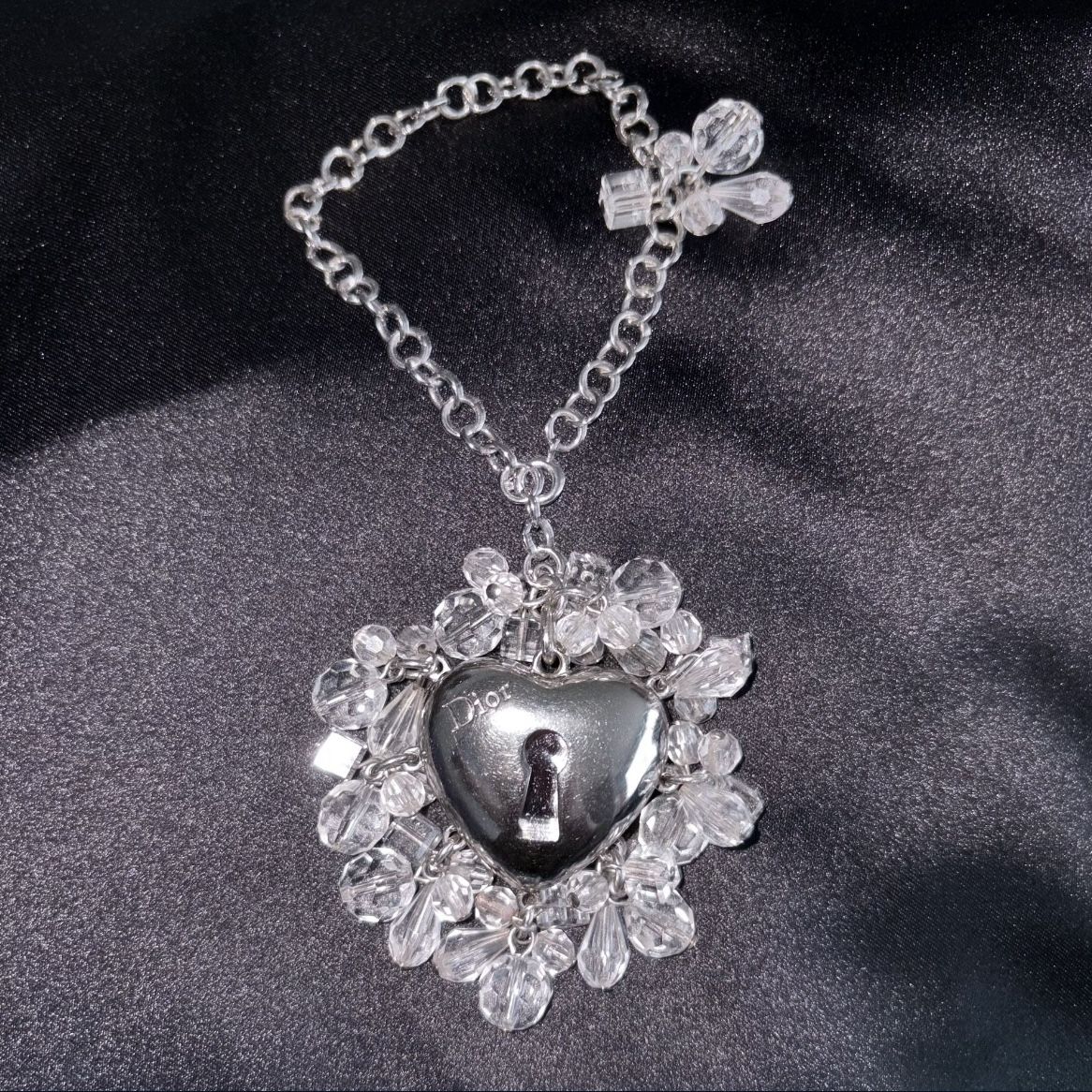 Christian Dior Pretty Charms Heart Locket Bracelet